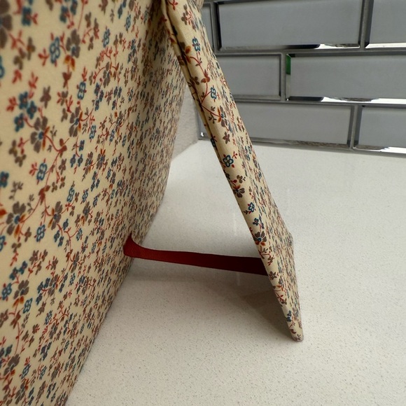 Vintage Fabric Padded Picture Frame 1980s Retro Floral Handmade Cottagecore Lace - Picture 5 of 12